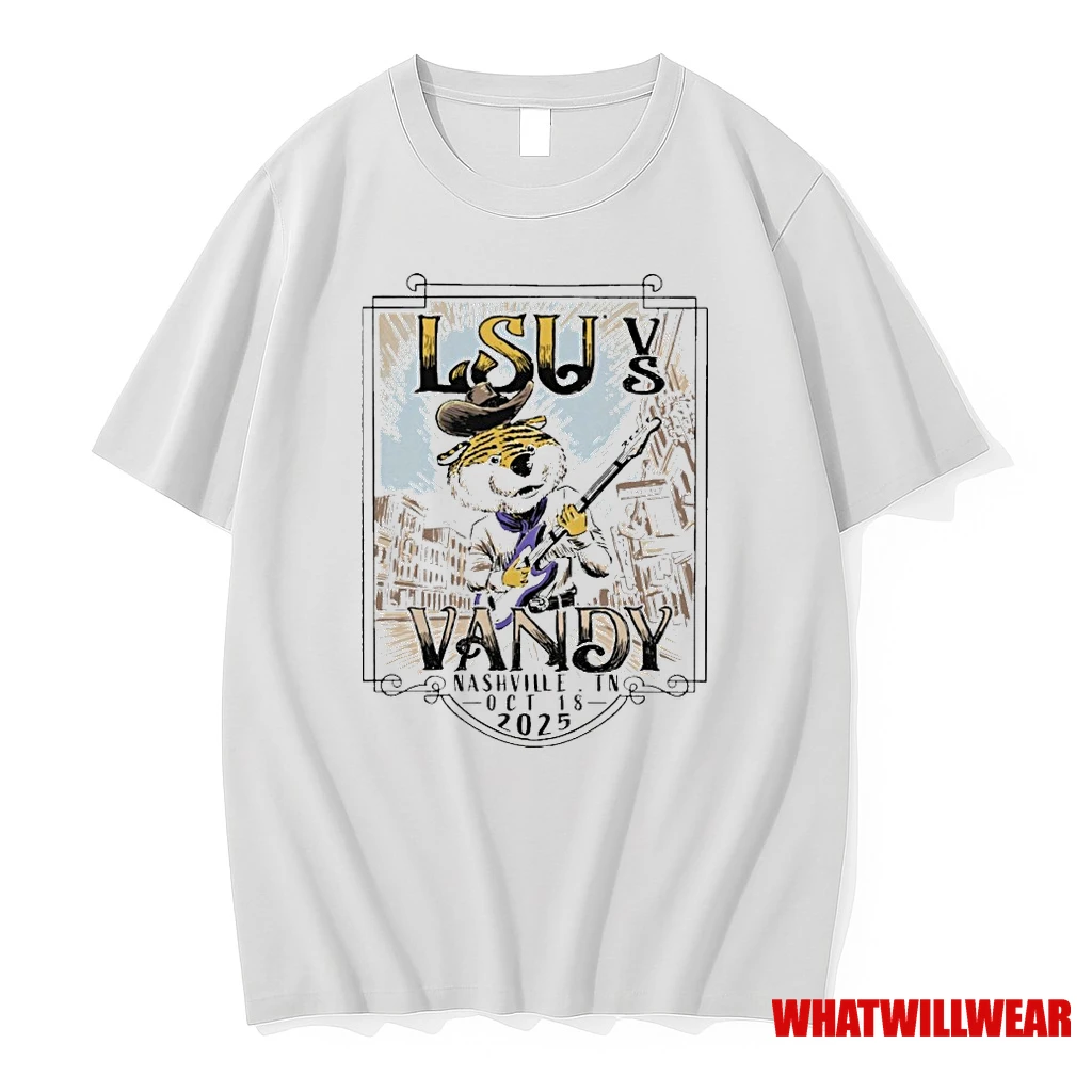 Lsu Vs Vanderbilt Game Day Nashvilletn Oct 18 2025 Matchup Shirts