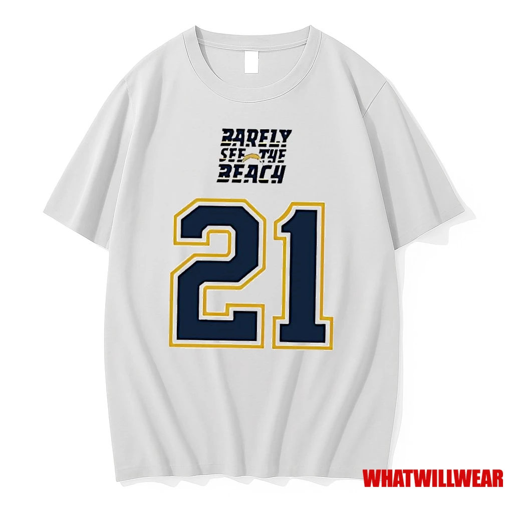 Ladainian Tomlinson San Diego Chargers 21 Barely See The Beach Logo Shirts