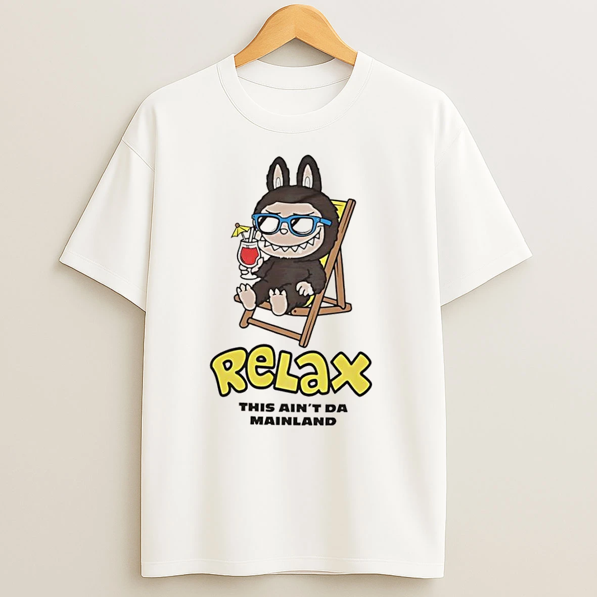 Labubu Monster Relax This Aint Da Mainland T Shirts