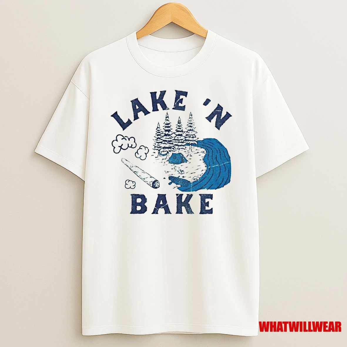 Lake And Bake Sarcastic 420 Graphic Ornaments Shirts