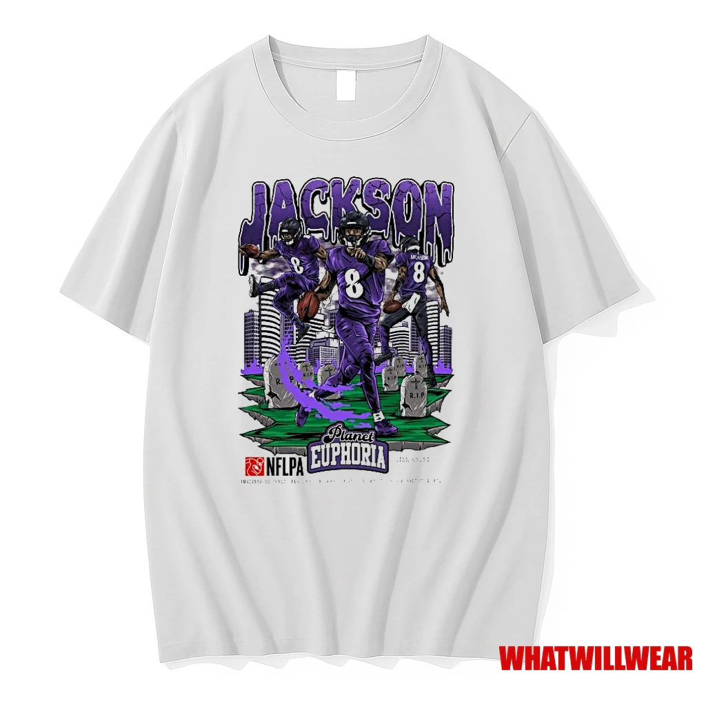 Lamar Jackson Baltimore Ravens Nflpa 2025 Shirts