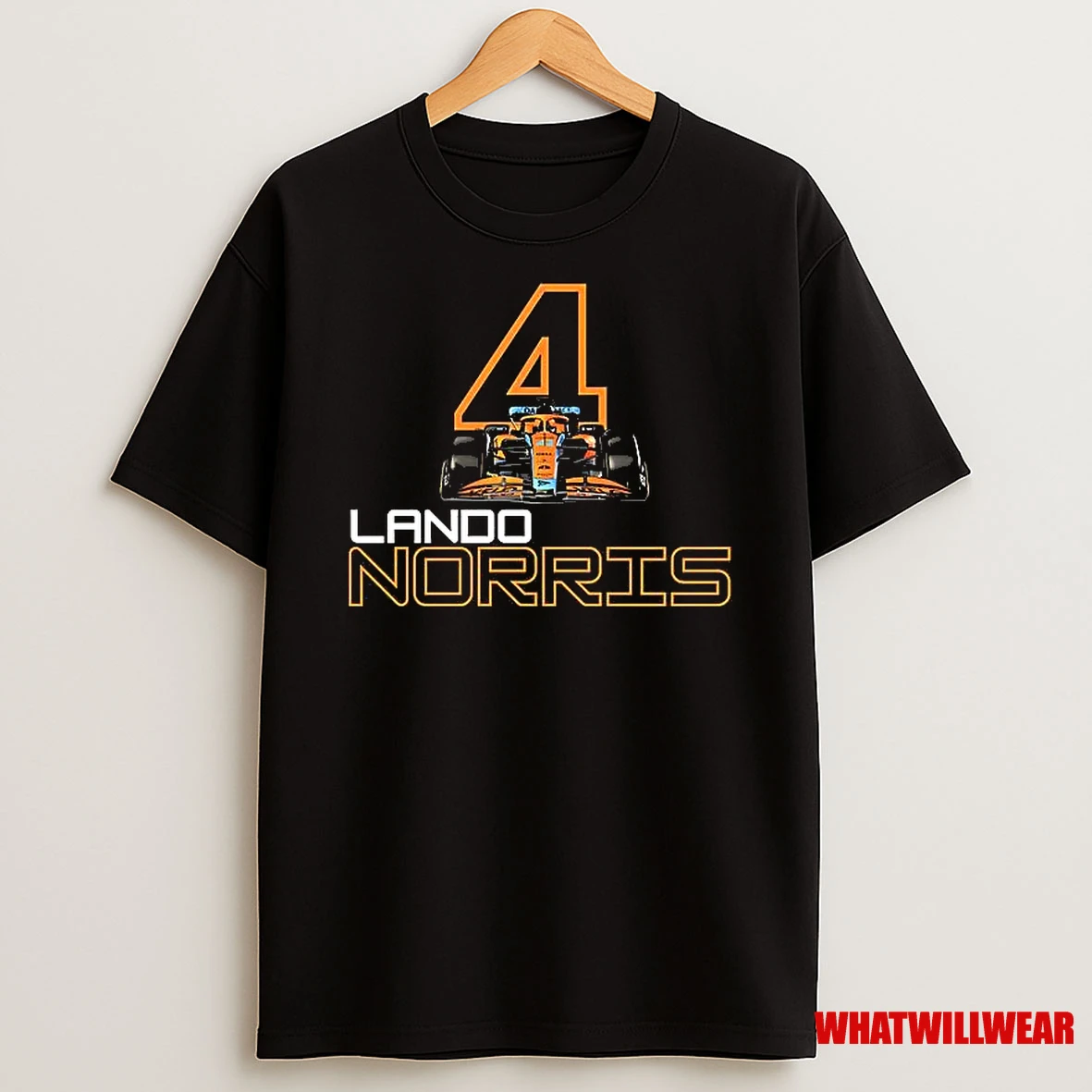 Lando Norris 4 Mclaren Formula 1 Racing Car Shirts
