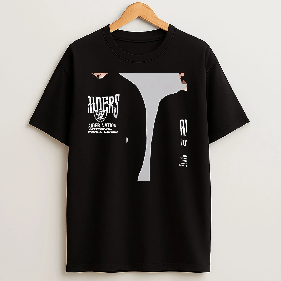 Las Veas Raiders American Football Conference Tour Two Sided T Shirts
