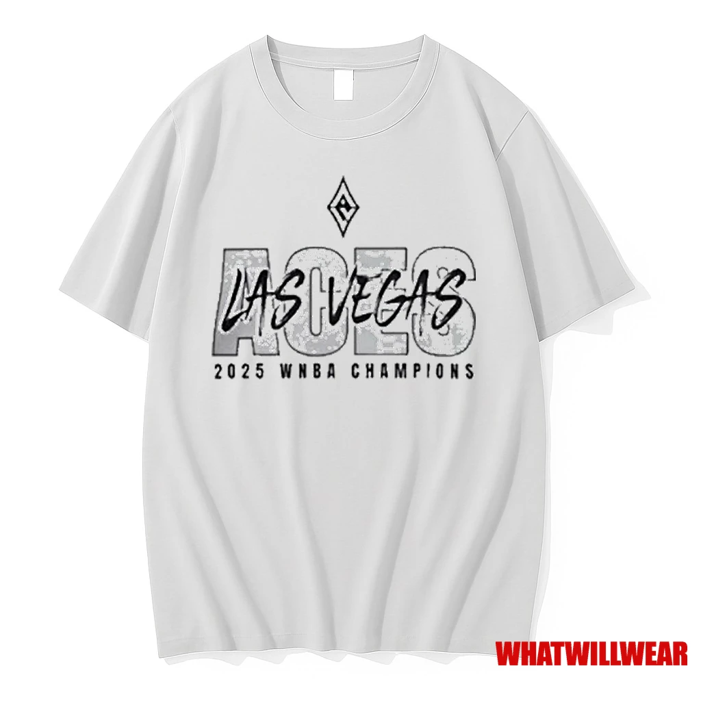 Las Vegas Aces 2025 Wnba Finals Champions Courtside Shirts