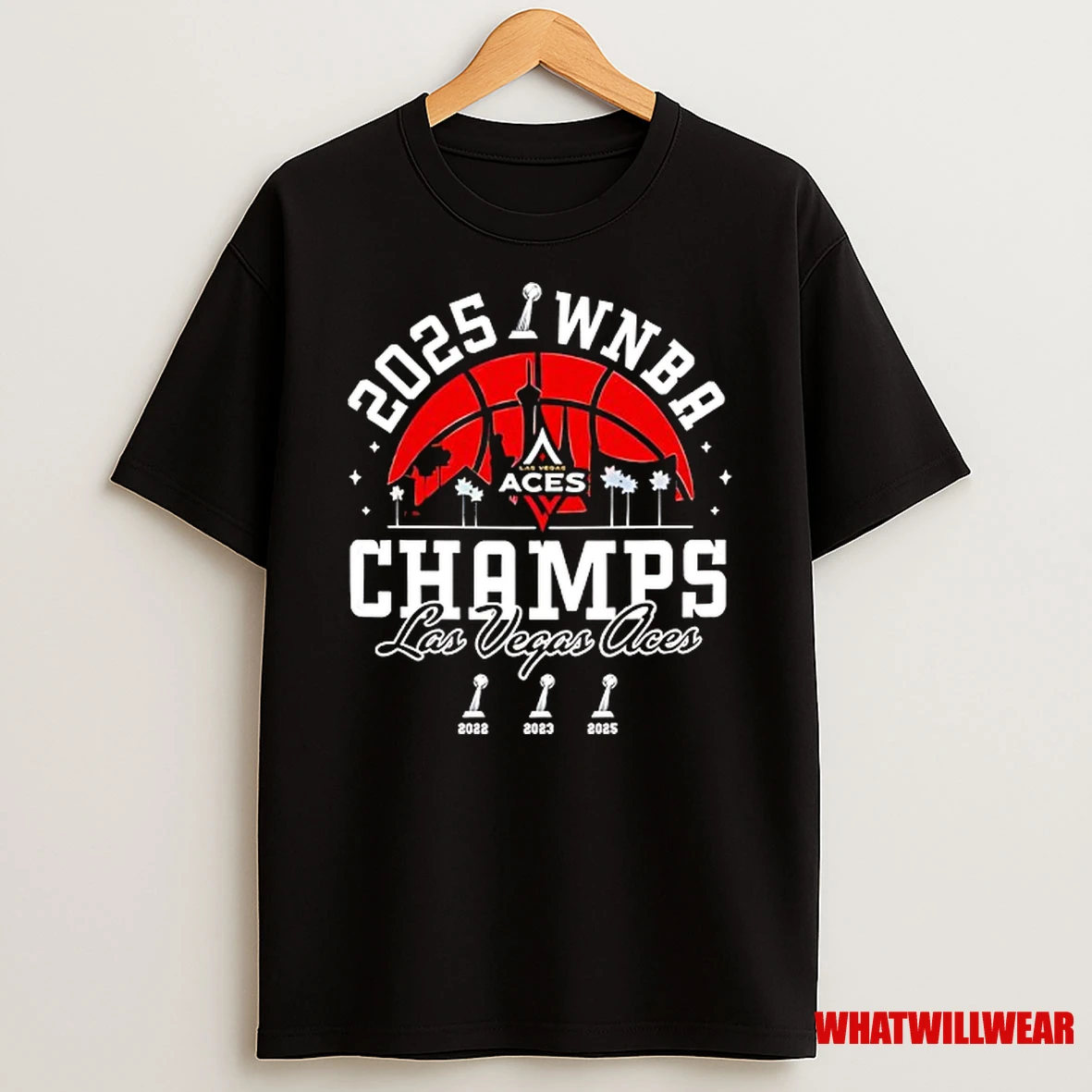 Las Vegas Aces Champions 2022 2023 2025 Wnba Shirts