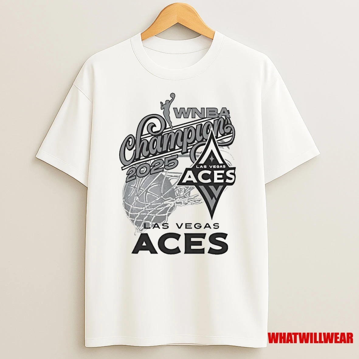Las Vegas Aces New Era 2025 Wnba Finals Champions Hoop Dreams Shirts