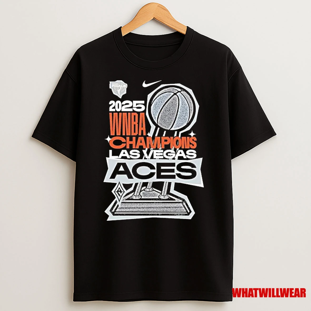 Las Vegas Aces Nike 2025 Wnba Finals Champions Locker Room Authentic Shirts