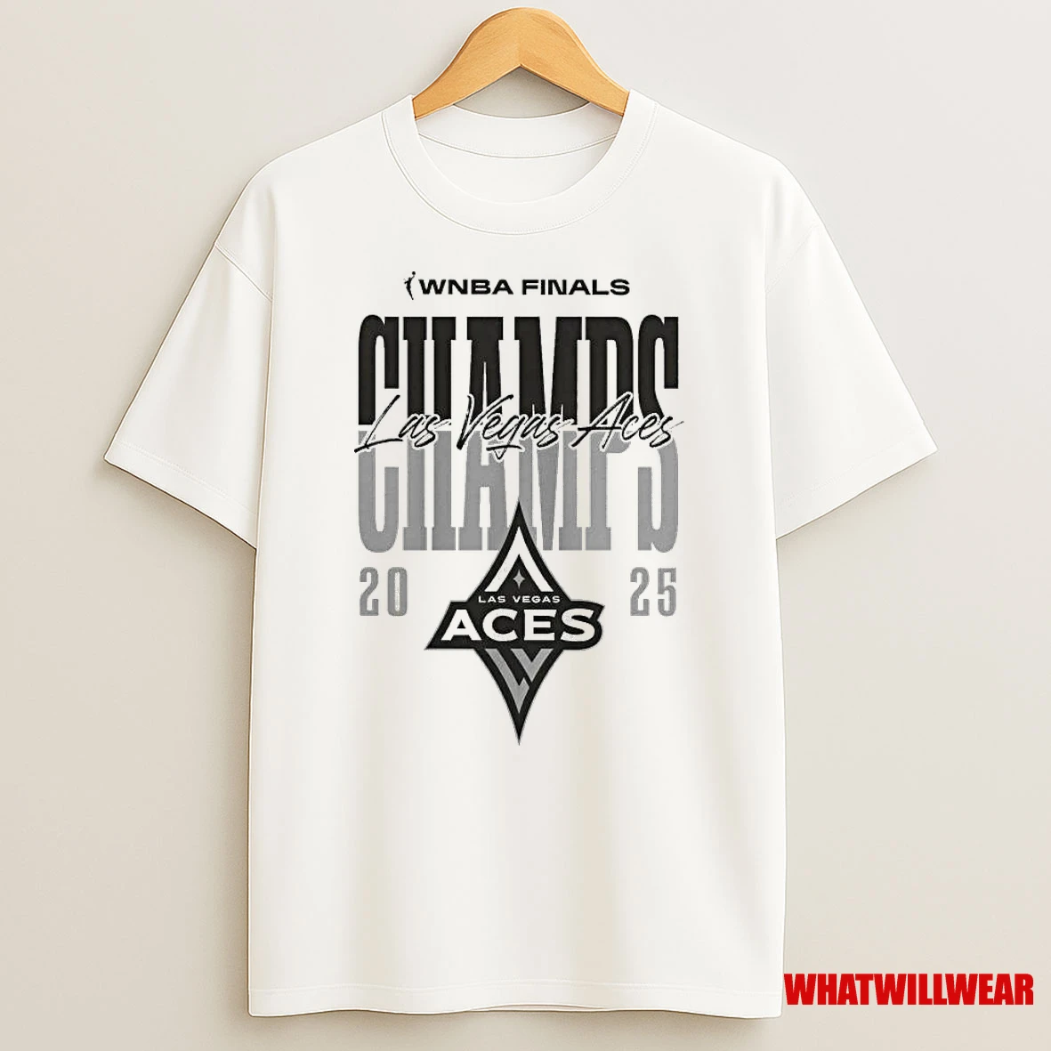 Las Vegas Aces Outerstuff 2025 Wnba Finals Champions Celebration Shirts