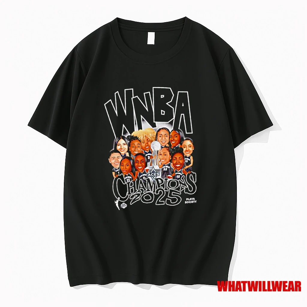 Las Vegas Aces Wnba Champions 2025 Roster Shirts