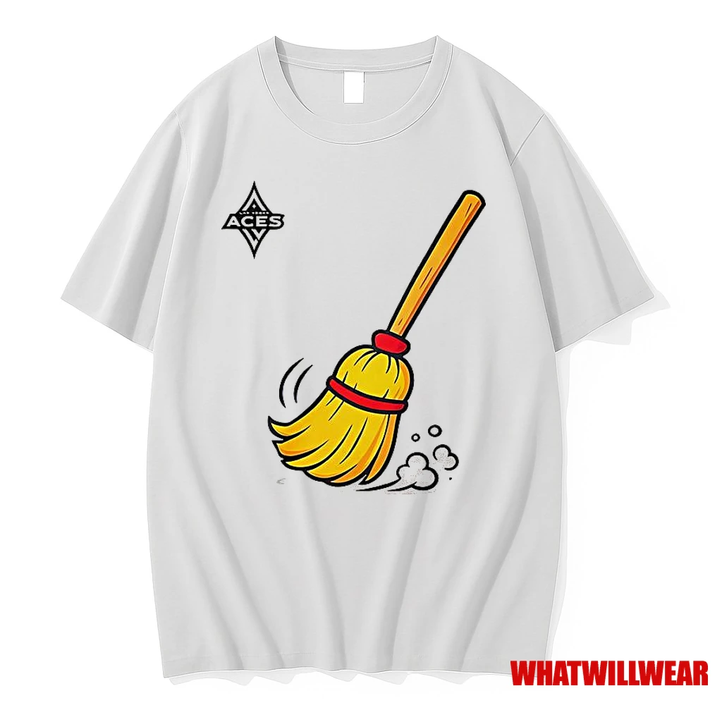 Las Vegas Aces Broom 2025 Aces Championship Shirts