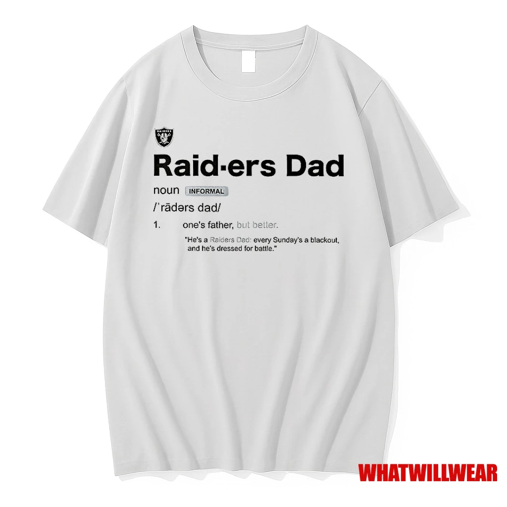 Las Vegas Raiders Dad Definition Shirts