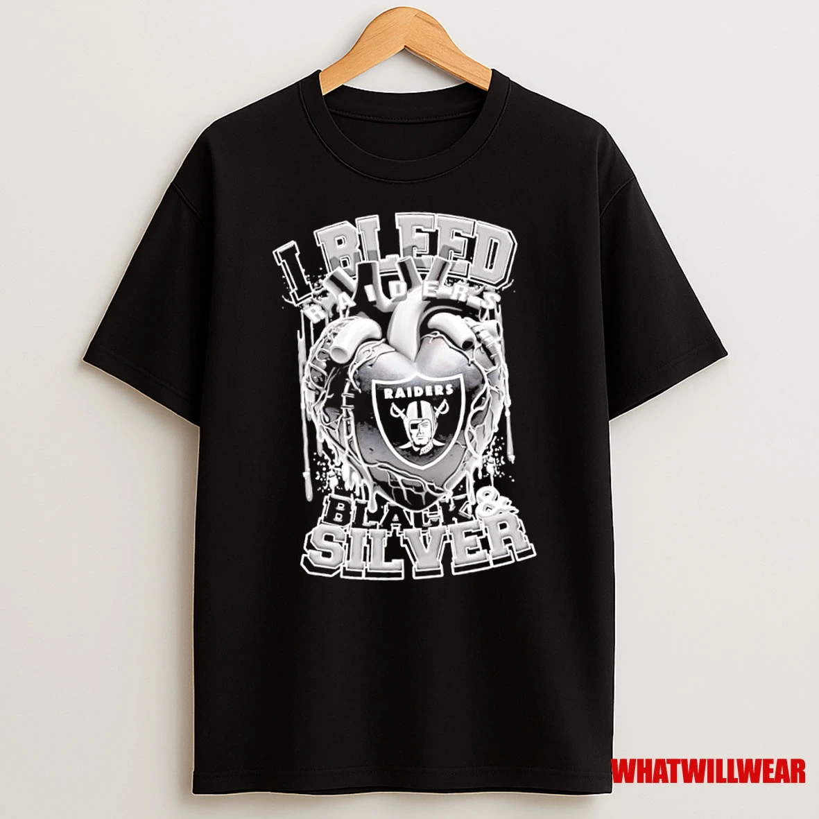 Las Vegas Raiders I Bleed Steelers Black Gold Logo Shirts