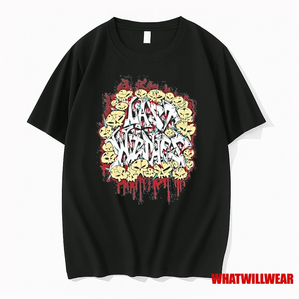 Last Wishes Skull Graffiti Shirts