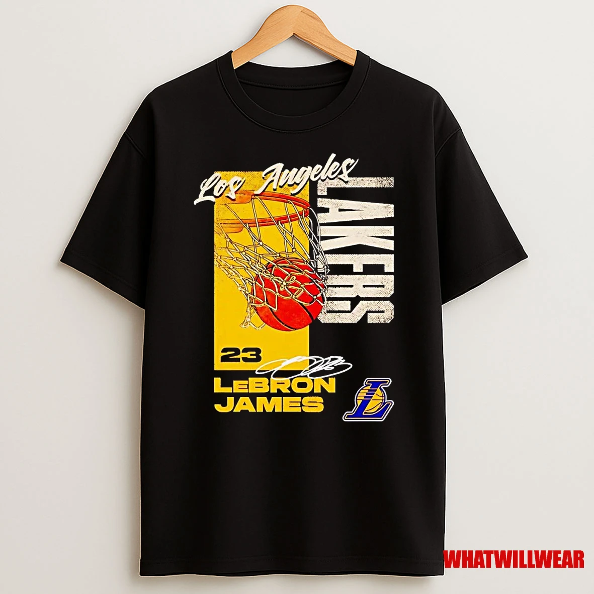Lebron James Los Angeles Lakers All Net Signature Shirts