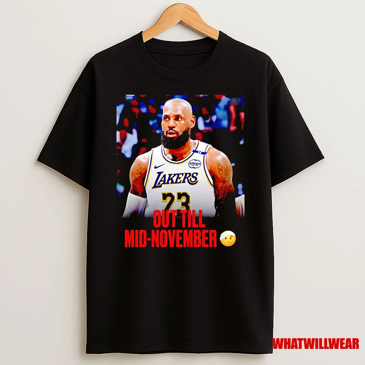 Lebron James Out Till Mid November Shirts