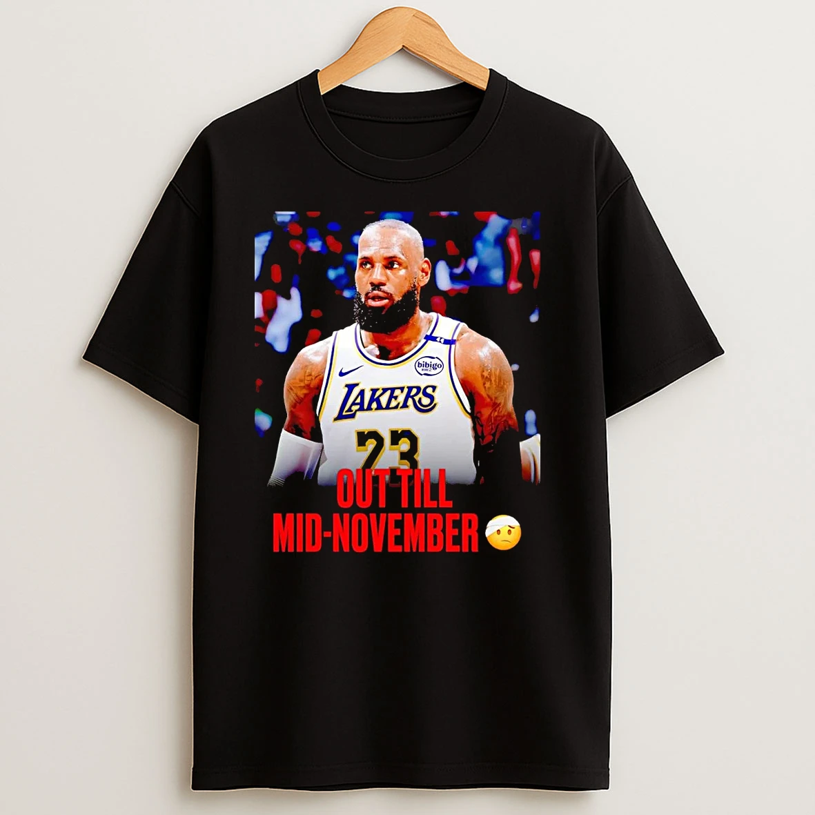 Lebron James Out Till Mid November T Shirts