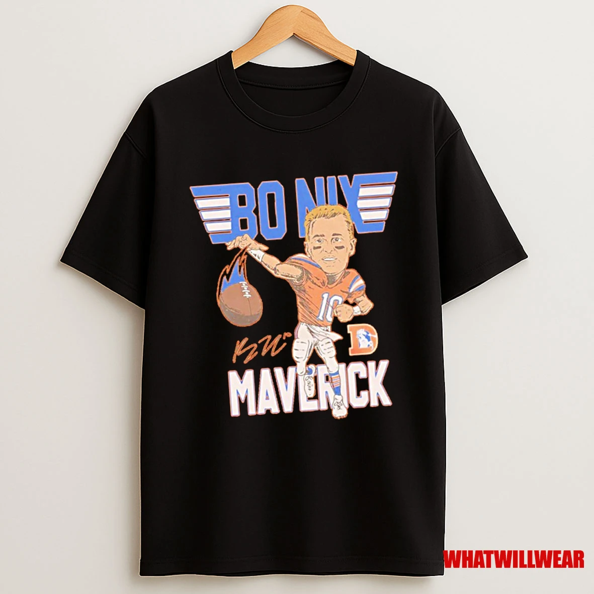 Legend Bo Nix Maverick Of Denver Broncos Signature Shirts