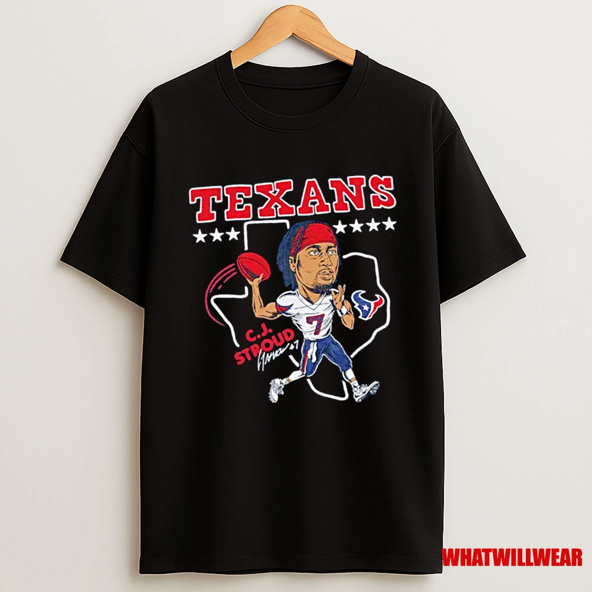 Legend Cj Stroud Of Houston Texans Signature Shirts
