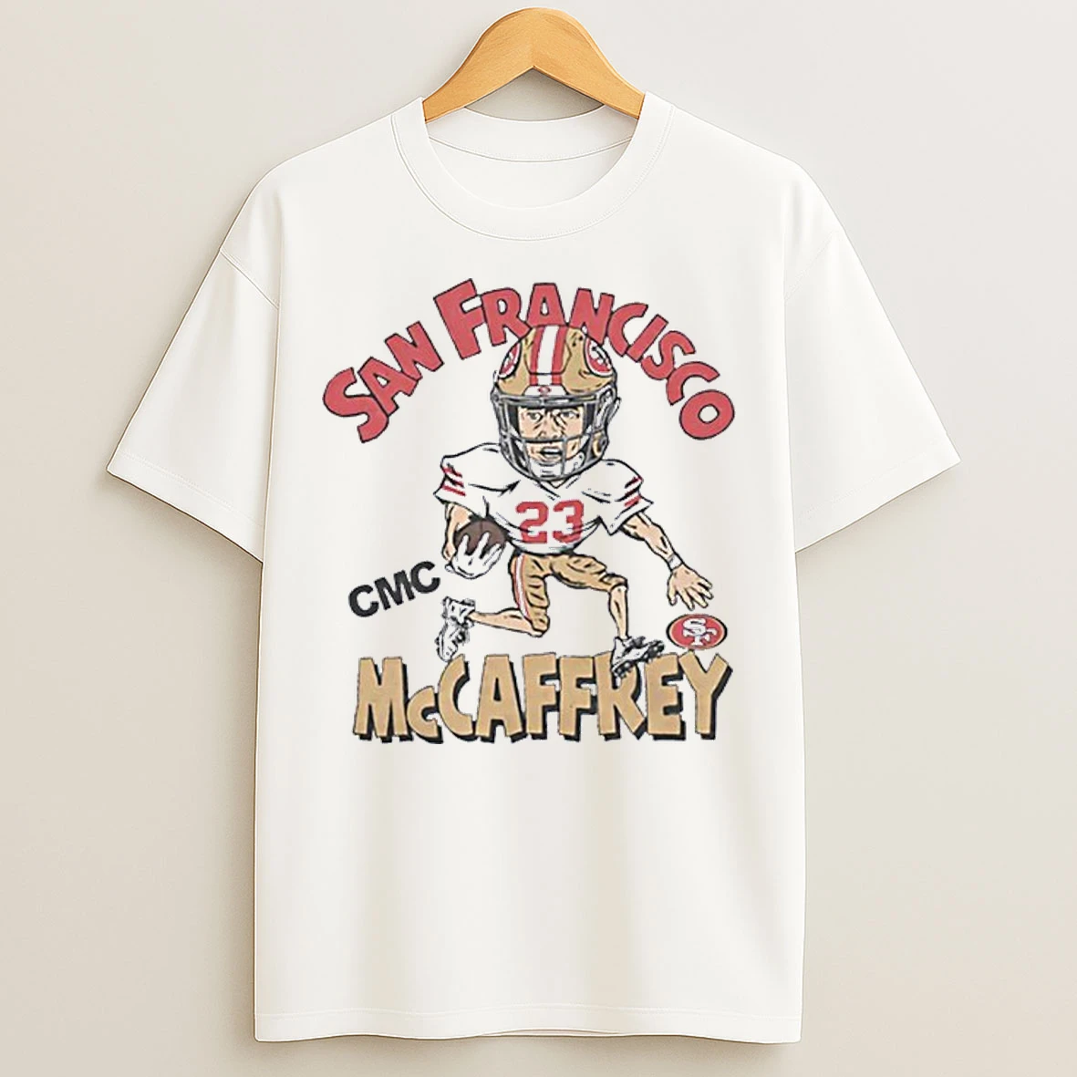 Legend Christian Mccaffrey San Francisco 49ers T Shirts