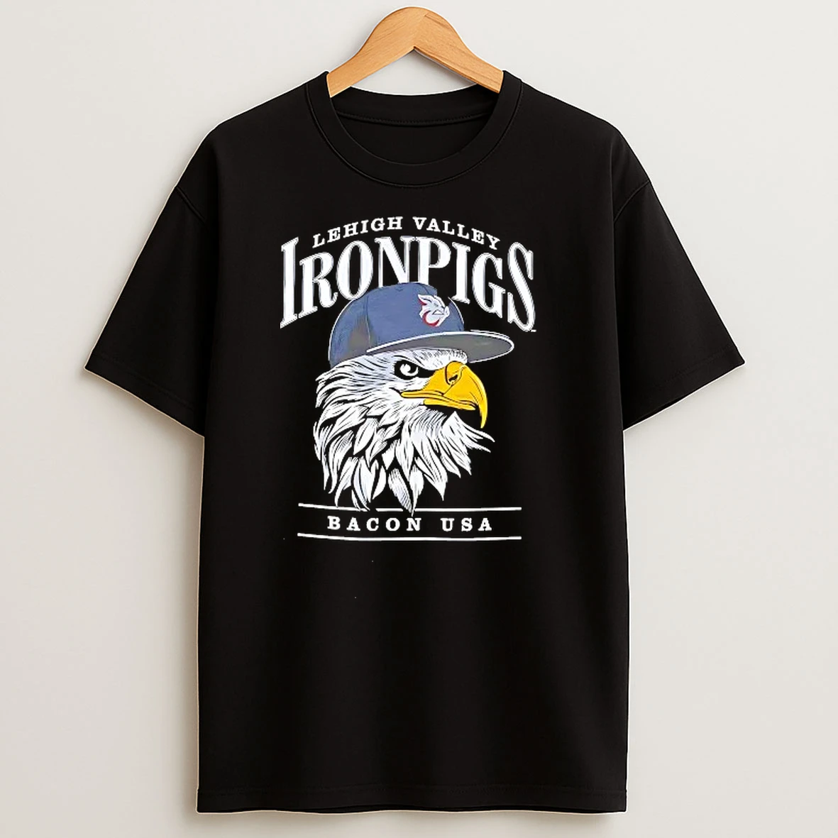Lehigh Valley Ironpigs Eagle Bacon Usa T Shirts