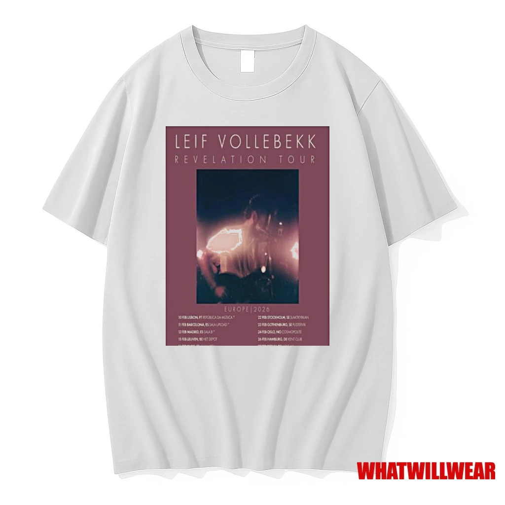Leif Vollebekk Revelation Tour Europe 2026 Shirts