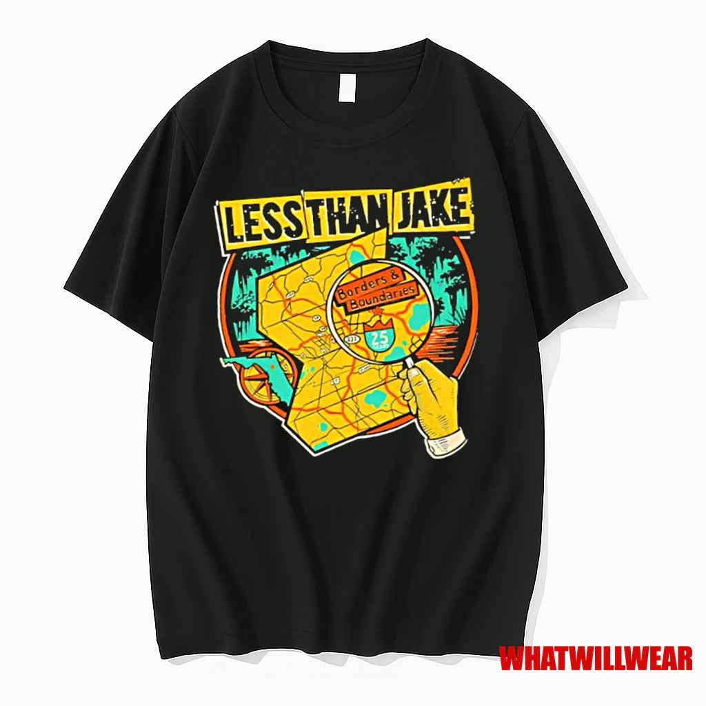 Less Than Jake Borders And Boundaries Anniversary Graphic Shirts