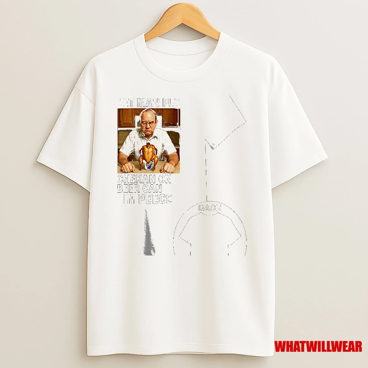 Let Man Put Chekan On Beer Can In Peece Shirts