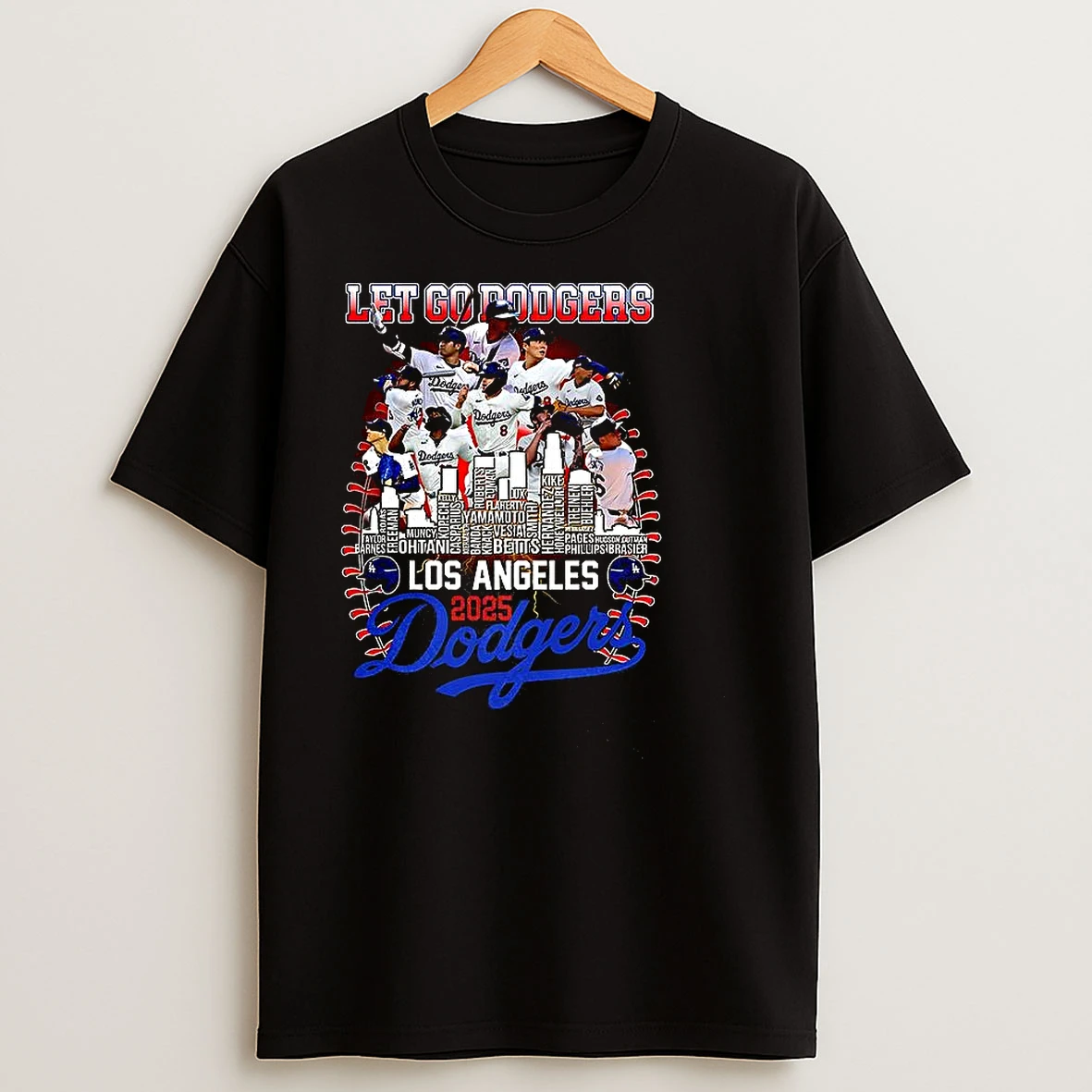 Lets Go Los Angeles Dodgers 2025 National League Champions T Shirts