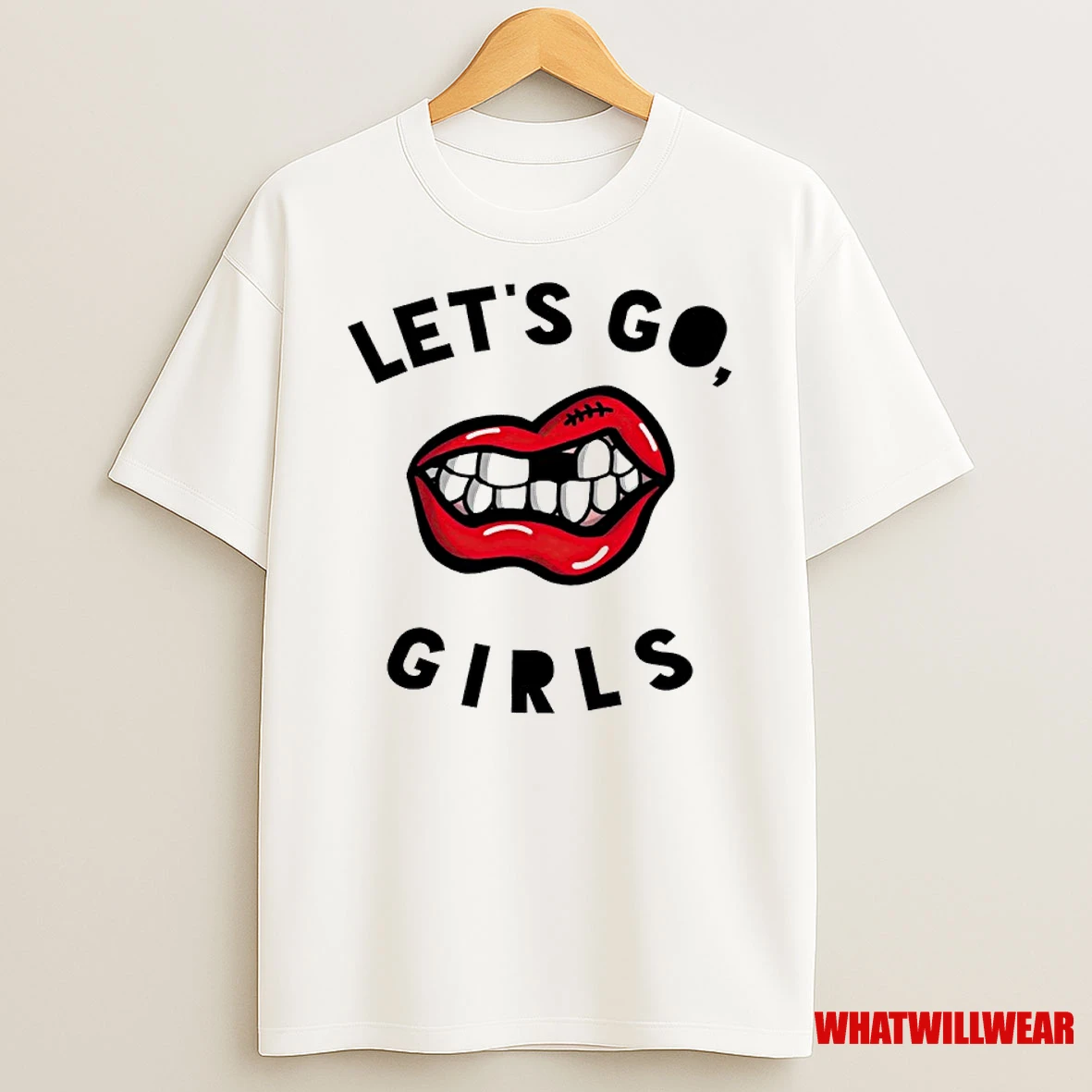 Lets Go Girls Lips Shirts