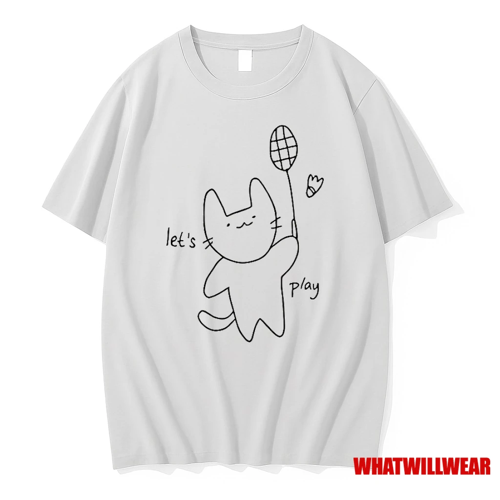 Lets Play Badminton Shirts