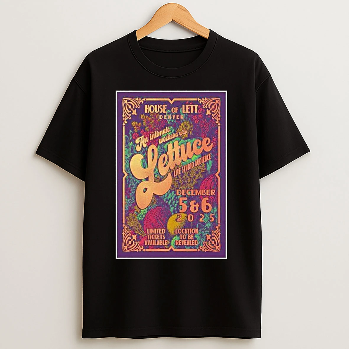 Lettuce Denver Co December 5 6 2025 T Shirts