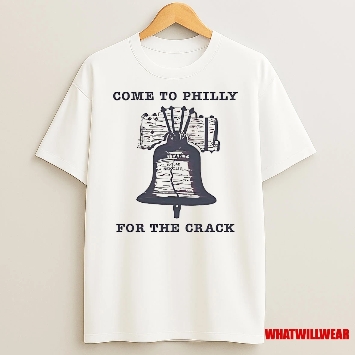 Liberty Bell Come To Philly For The Crack Shirts