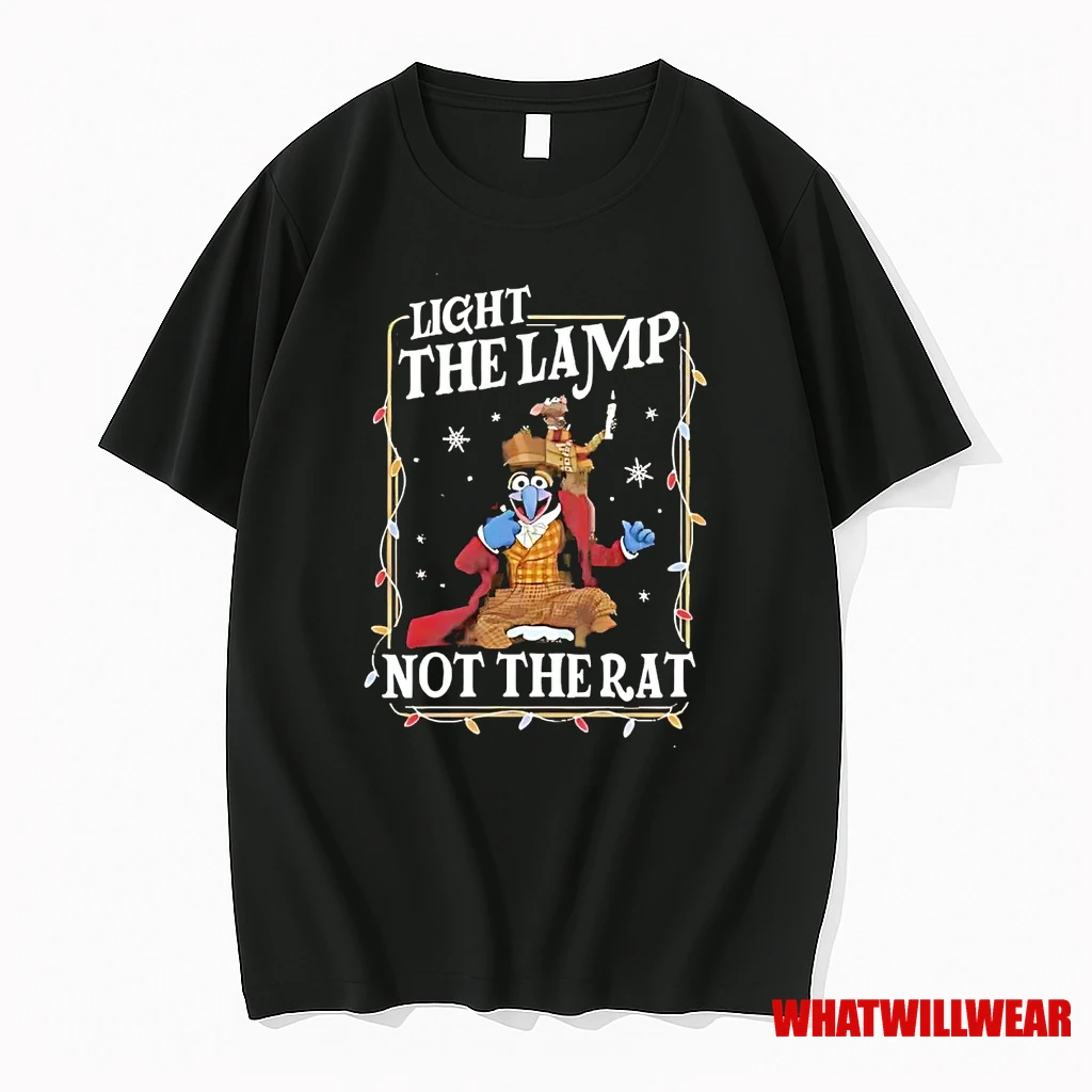 Light The Lamp Not The Rat Christmas Shirts