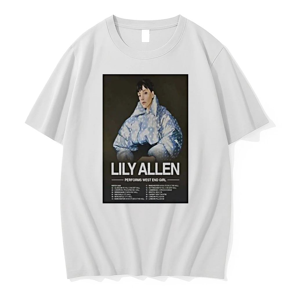 Lily Allen Performs West End Girl Tour 2026 Shirts
