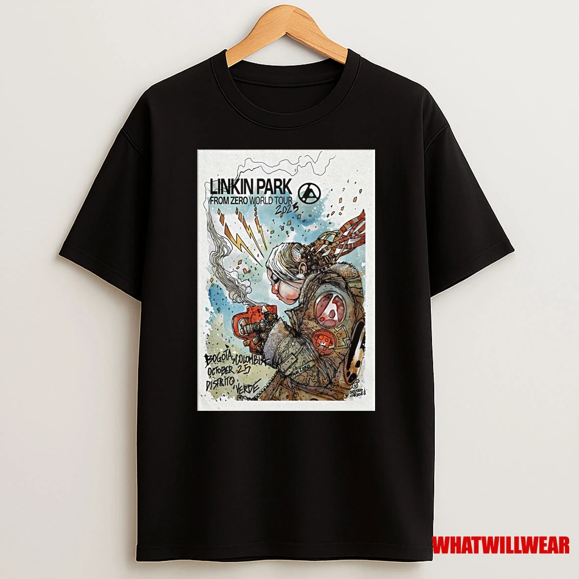 Linkin Park From Zero World Tour Bogota Colombia 25 October 2025 Shirts