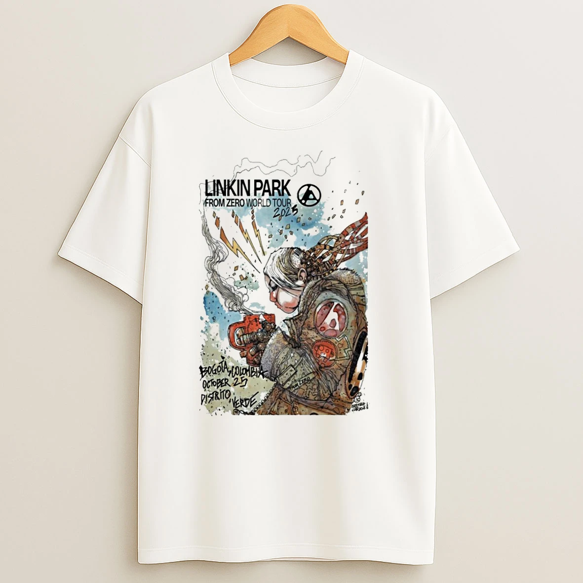 Linkin Park Oct 25 2025 Bogota Colombia On Event T Shirts