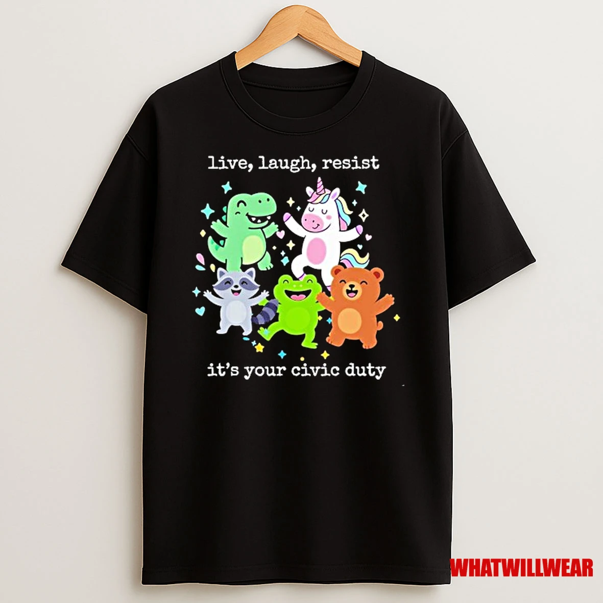 Live Laugh Resist Its Your Civic Duty Portland Frog Resist Protest Anti Ice Anti Fascism Shirts