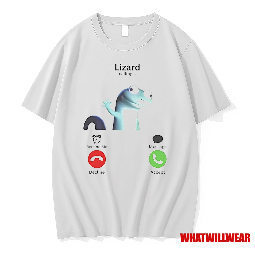 Lizard Remind Me Message Decline Accept Shirts