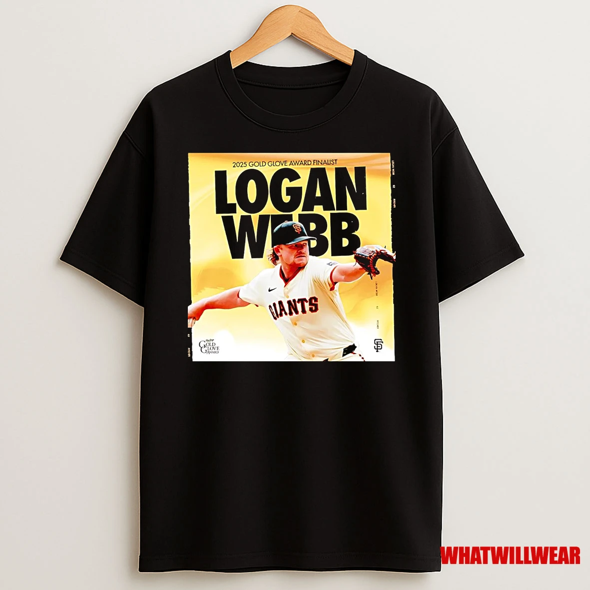 Logan Webb 2025 Gold Glove Award Finalist Shirts