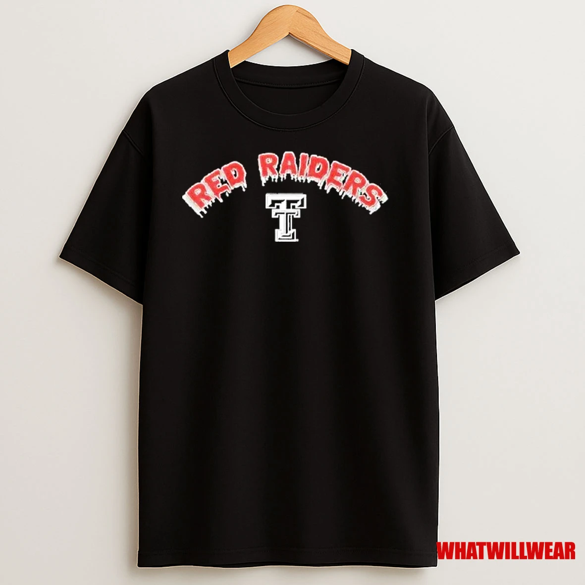 Logo And Name Of The Texas Tech Red Raiders Shirts