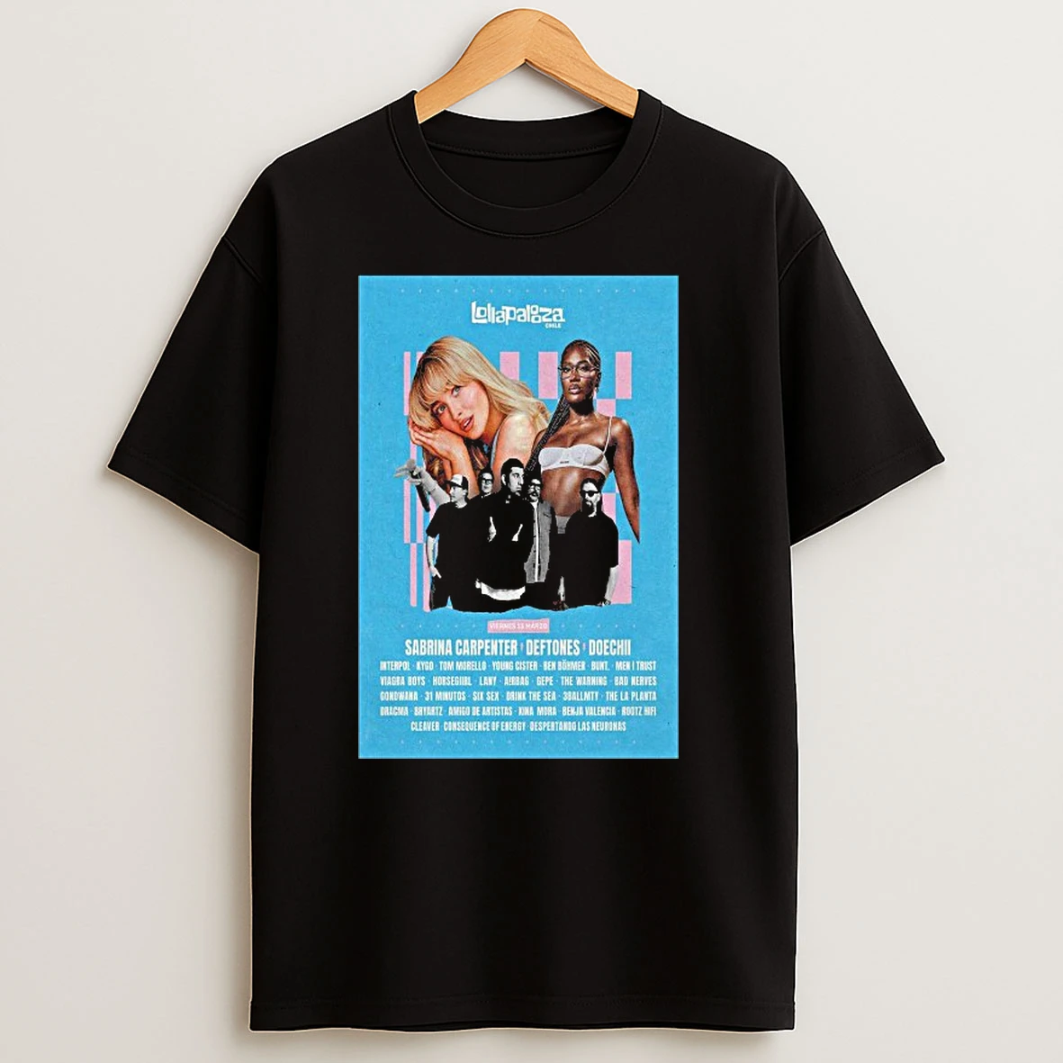 Lollapalooza Chile Mar 13 2025 Tour Shirts