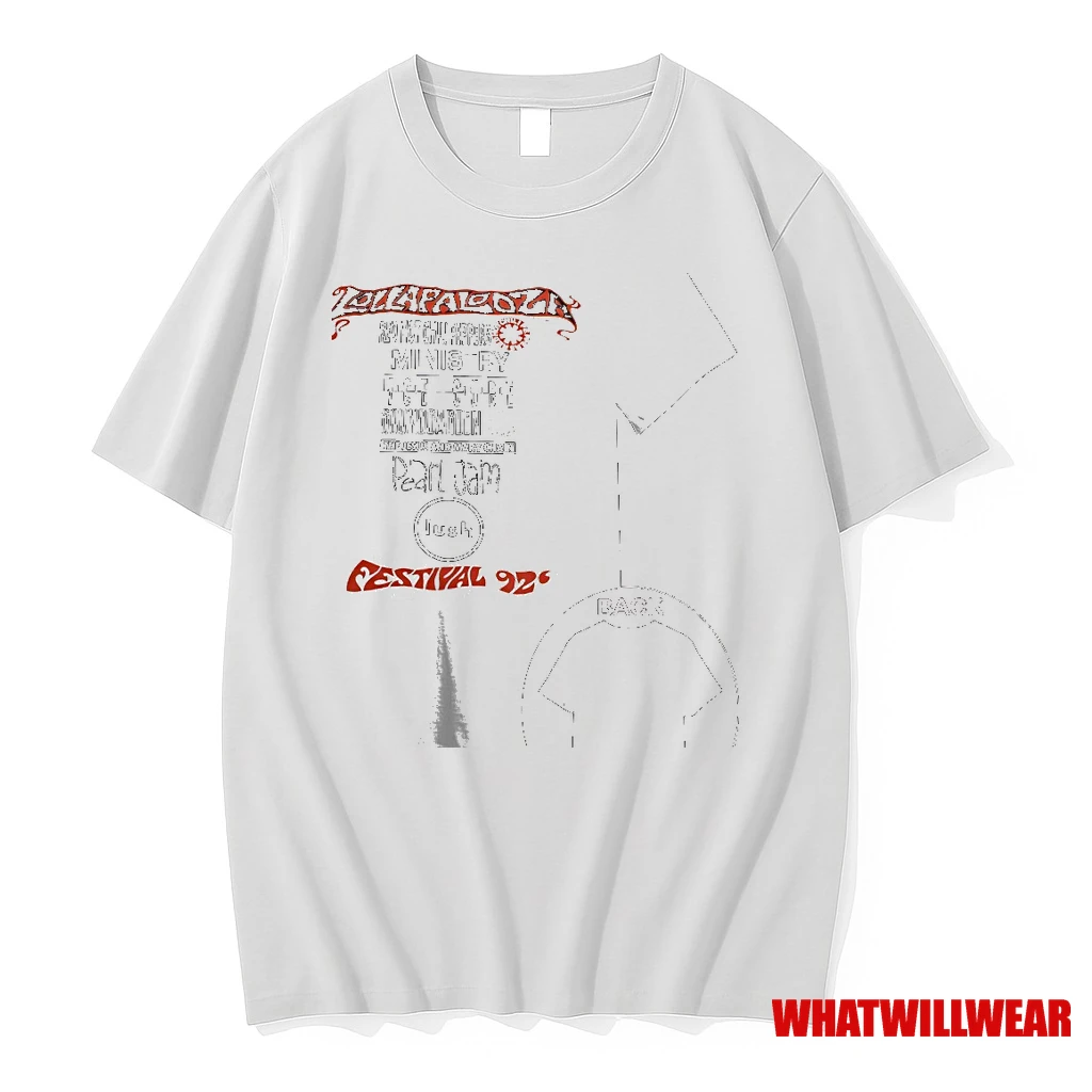 Lollapalooza Festival 1992 Red Hot Chili Peppers Shirts