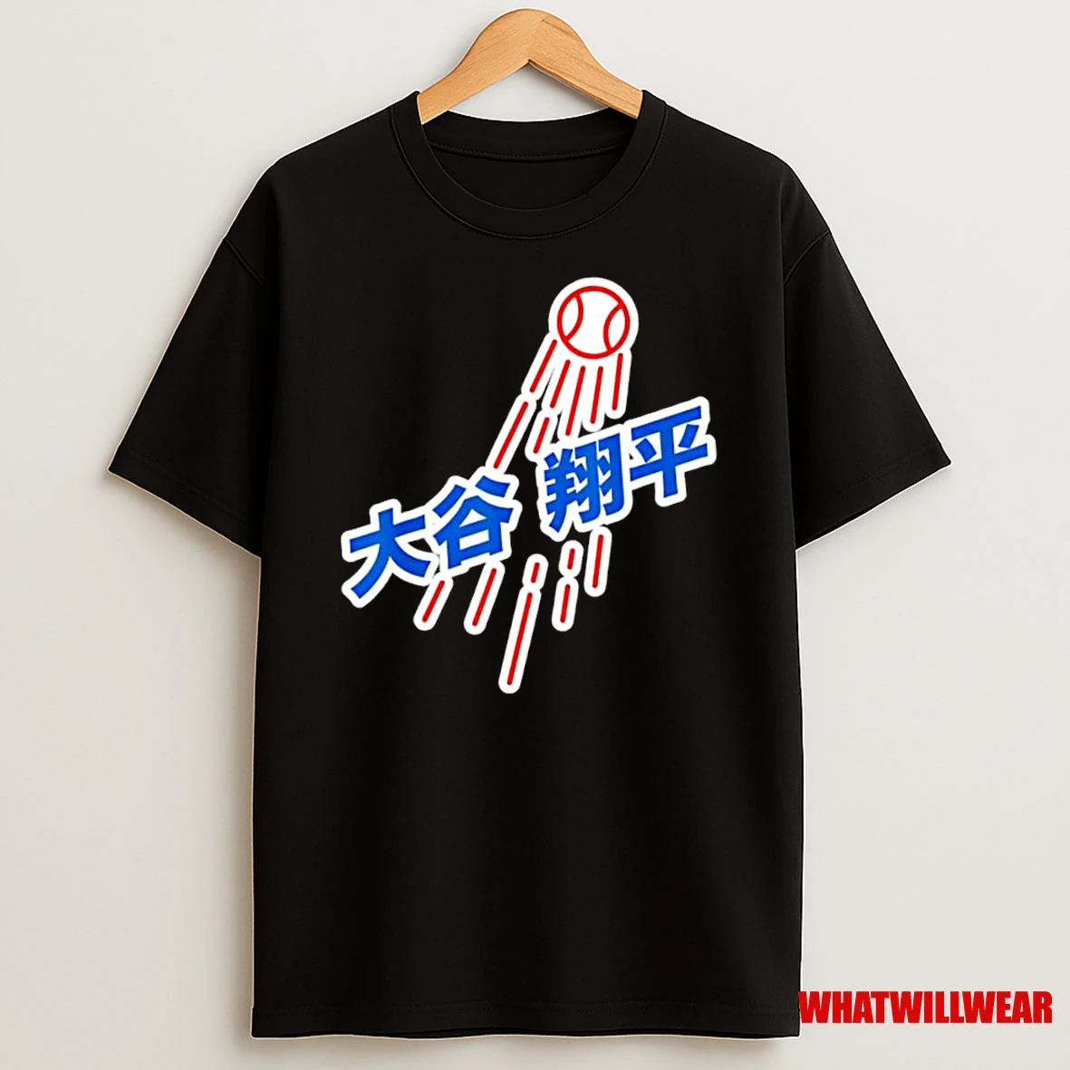 Los Angeles Baseball Number 17 Japanese Character Shirts