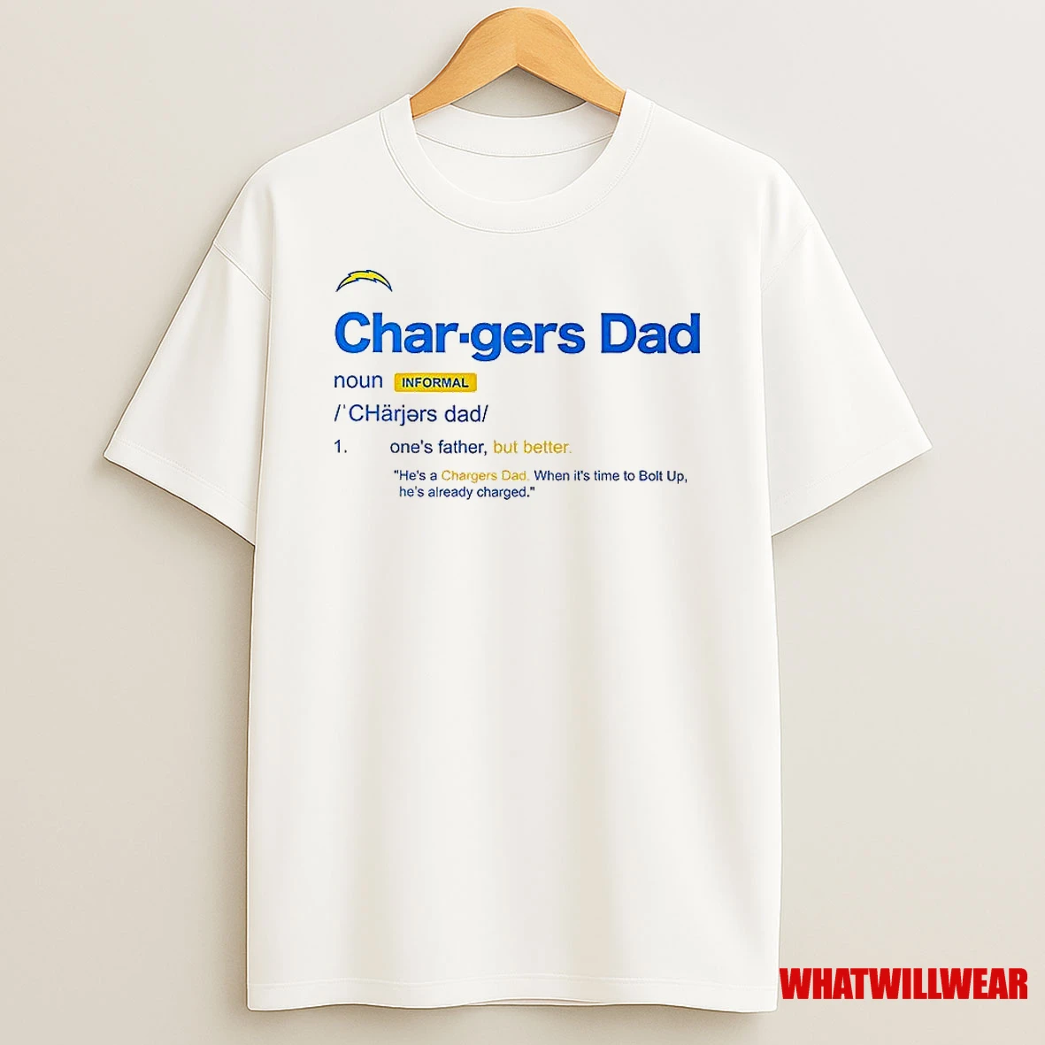 Los Angeles Chargers Dad Definition Shirts