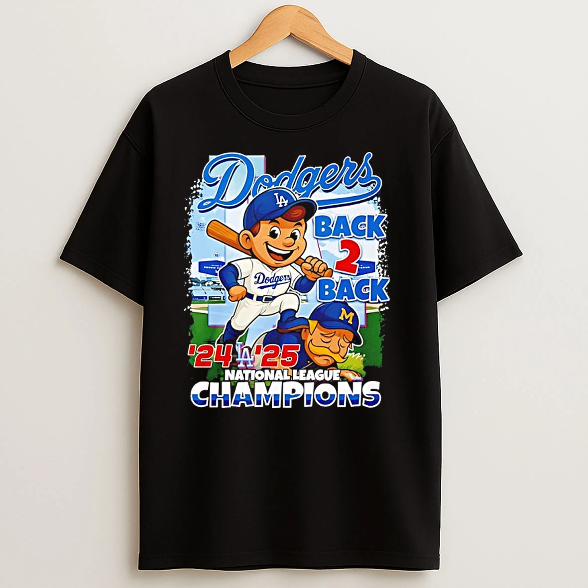 Los Angeles Dodgers 2025 National League Champions Back 2 Back 24 25 T Shirts
