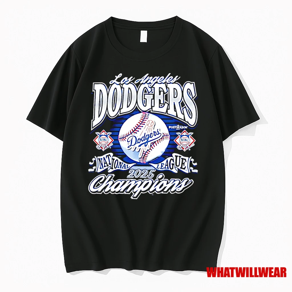 Los Angeles Dodgers 2025 National League Champions Franklin Vintage Shirts