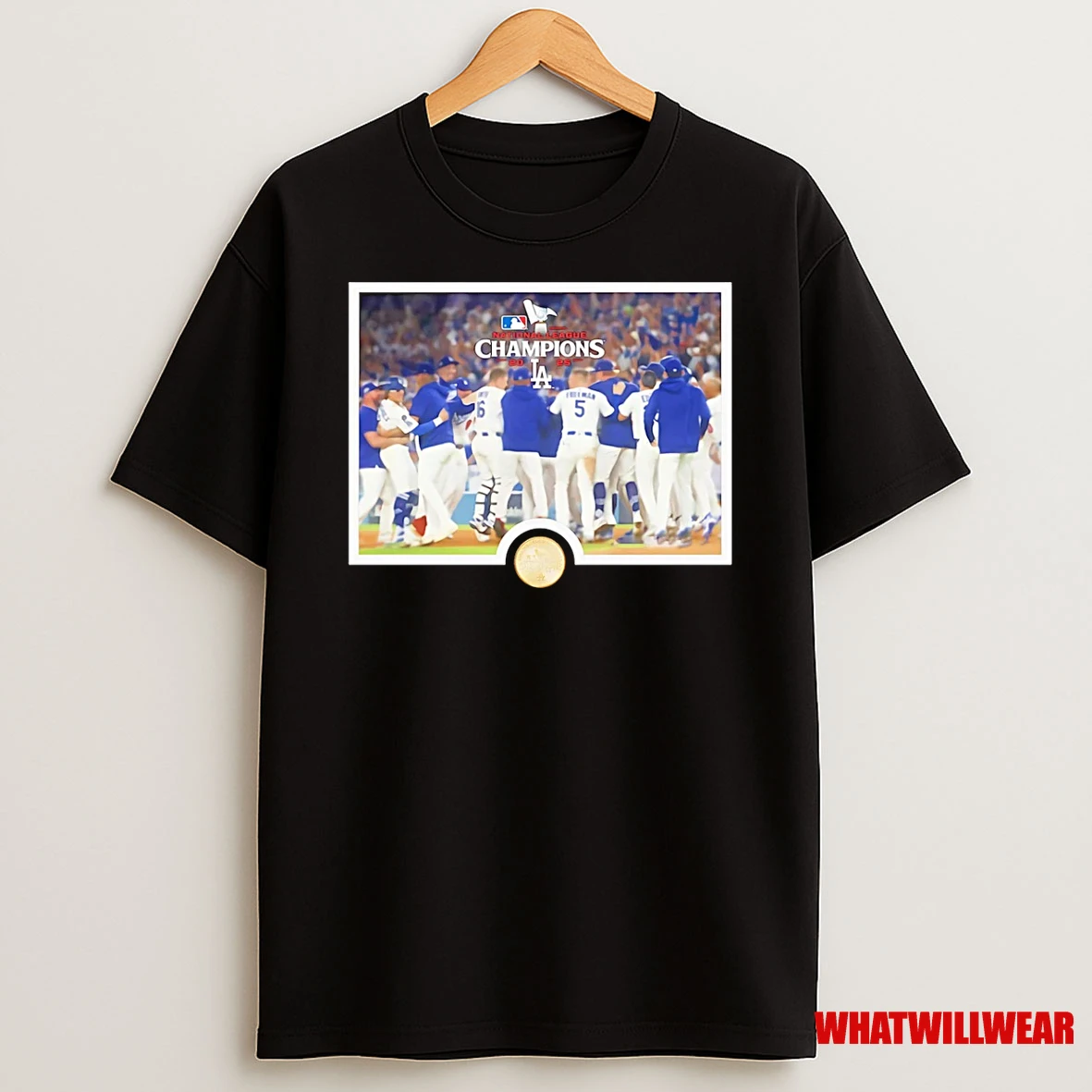 Los Angeles Dodgers 2025 National League Champions Celebrate Shirts
