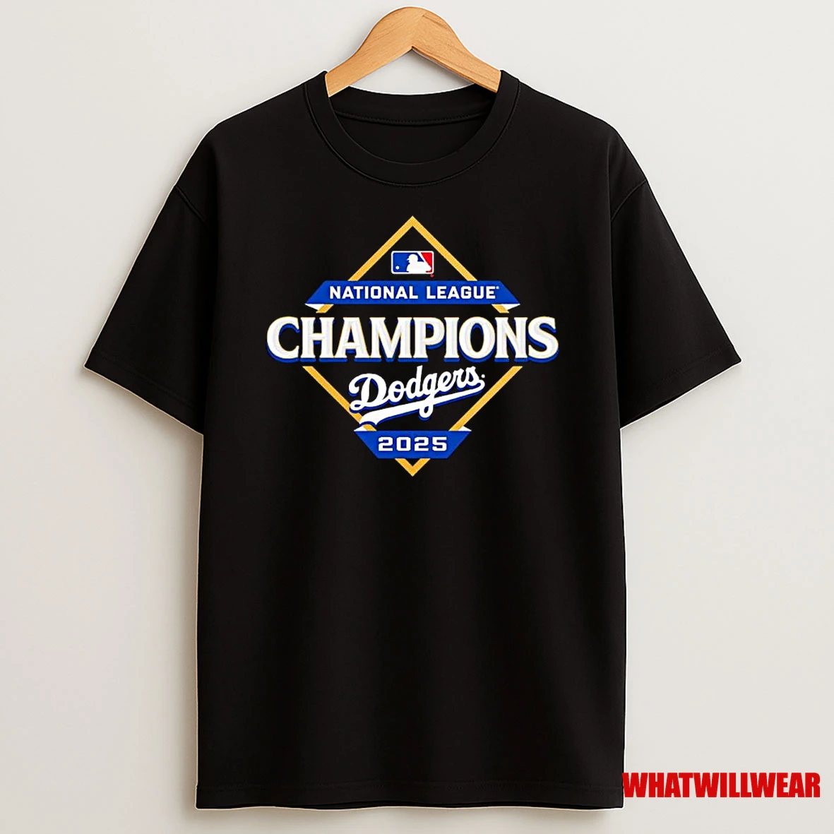 Los Angeles Dodgers 2025 National League Champions Locker Room Ornaments Shirts
