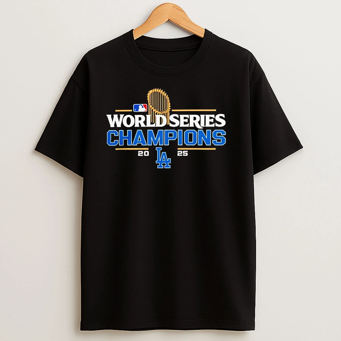 Los Angeles Dodgers 2025 World Series Champions Mlb Trophy T Shirts
