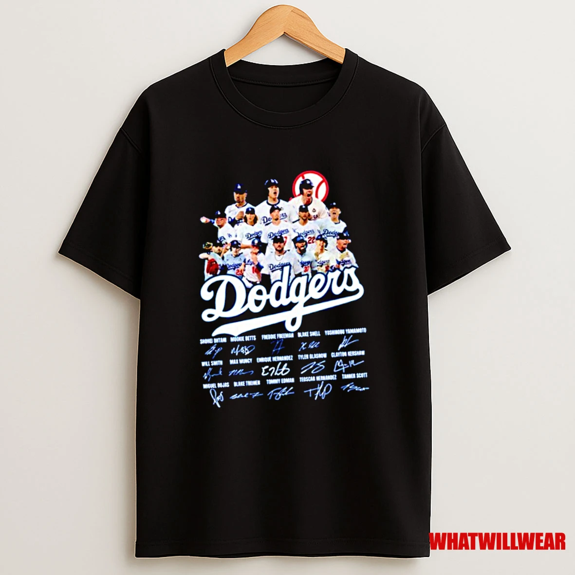 Los Angeles Dodgers All Team Special Signatures Shirts
